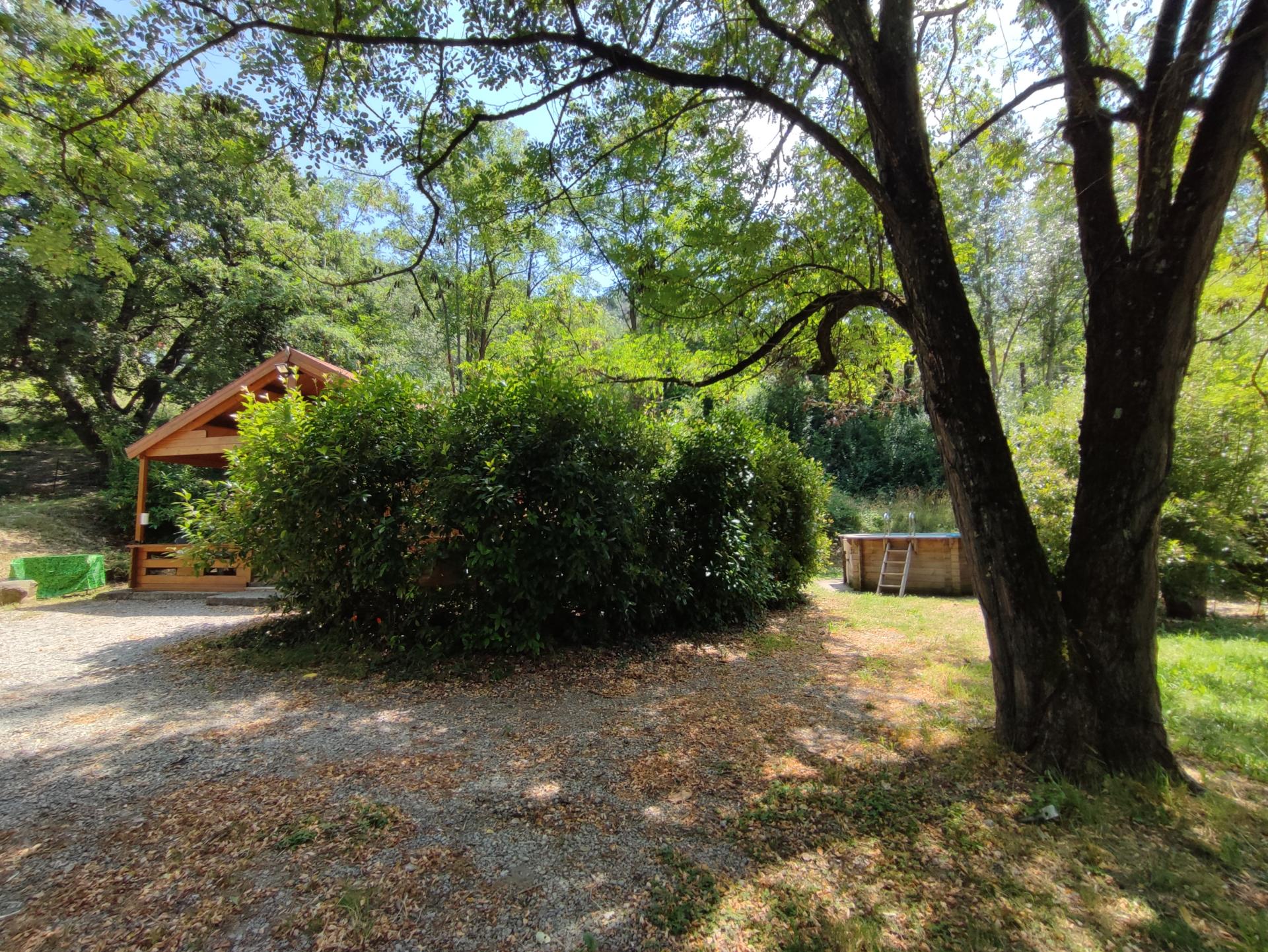 Chalet 1 et sa piscine